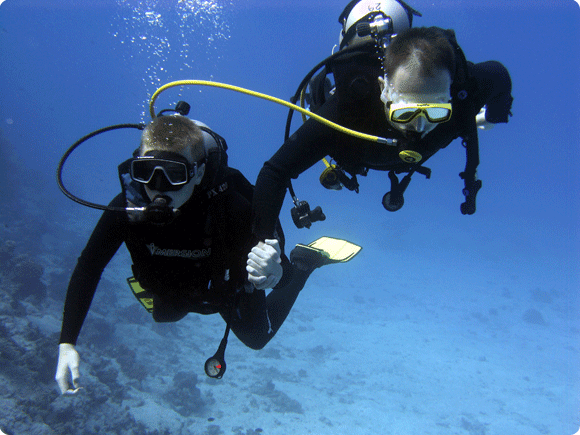 padi scuba diver